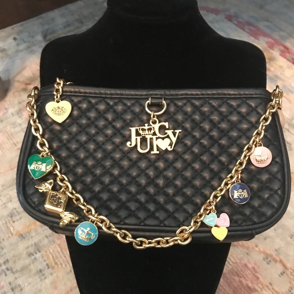 Juicy Couture Handbags - Like New Juicy Couture small purse with chain